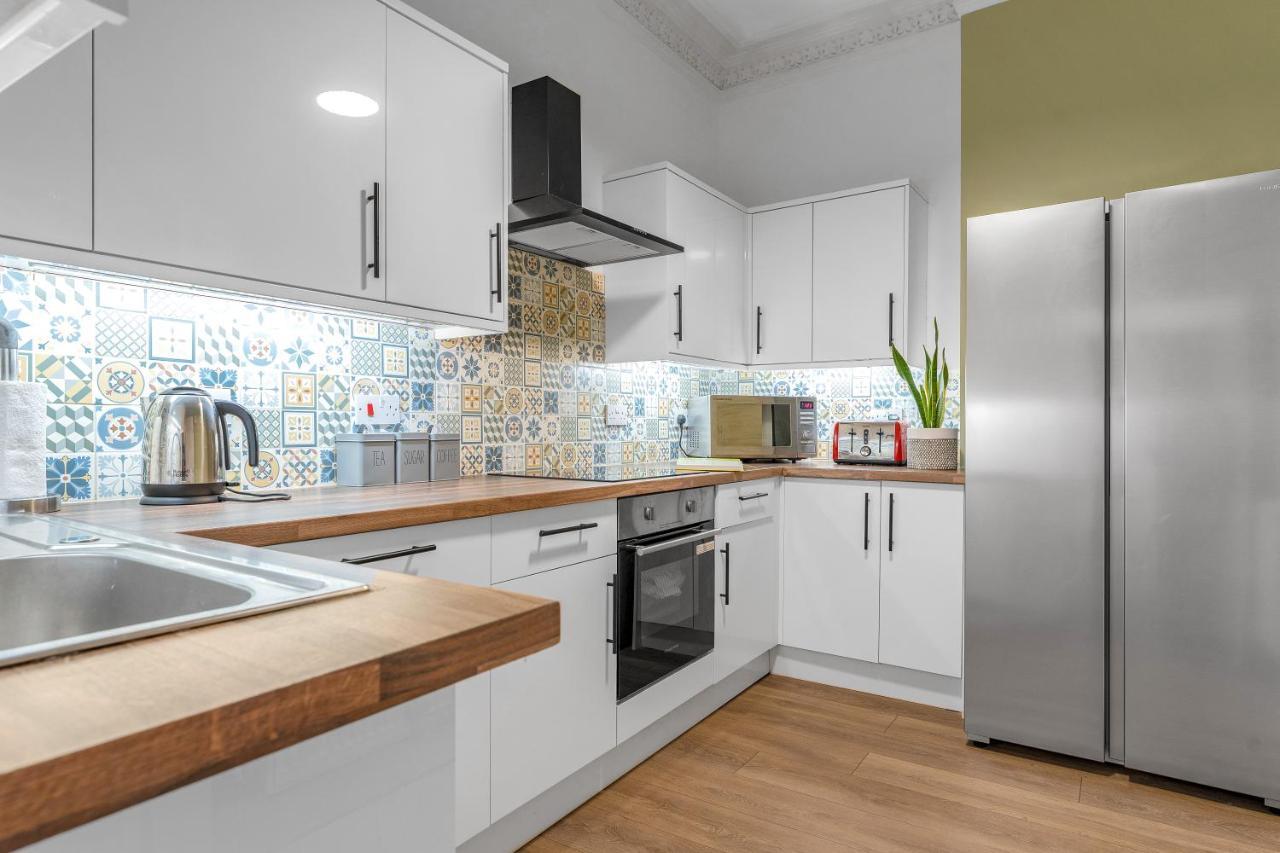 Cheerful Stays - Jamson Pl 3 Bed Apartment Edimburgo Exterior foto